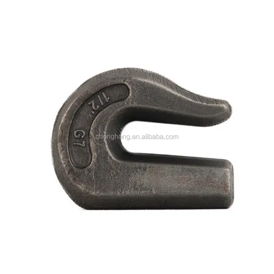 High-Strength Welded Trailer Hook - Carbon Steel Drop Forged Weld-On Towing Hooks 5/16" 3/8" 1/2" 5/8" Grab Hook