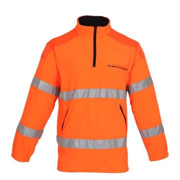 ANSI Class 3 High Vis Fleece Reflective Sweatshirts