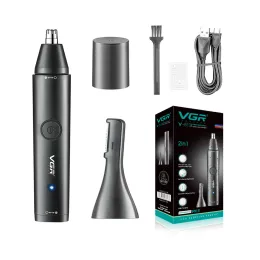 VGR V-613 2in1 Rechargeable Nose Hair Trimmer Set