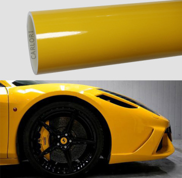 super gloss sunflower yellow car vinyl