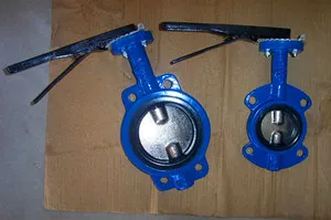 ductile iron wafer butterfly valve
