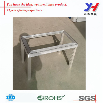 custom fabrication aluminum profile nail polish display floor stand