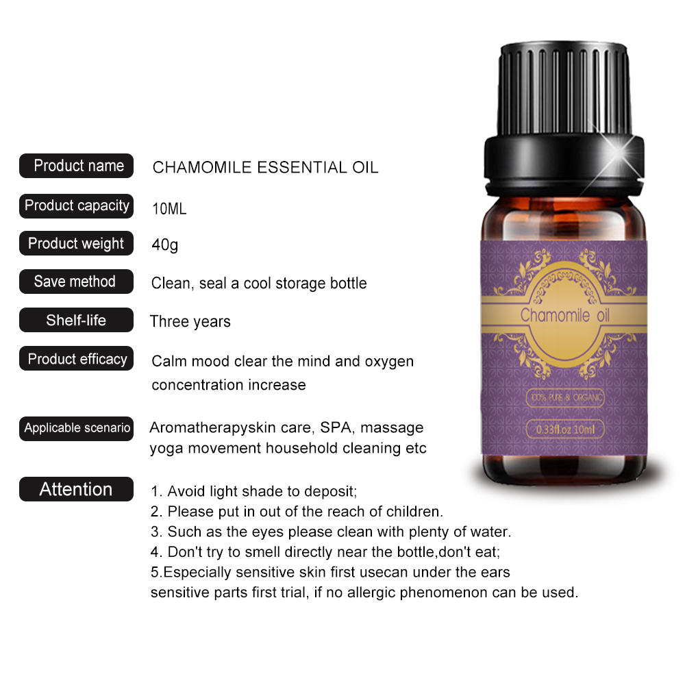 Private Label anti-aging Chamomile Oil for skin care