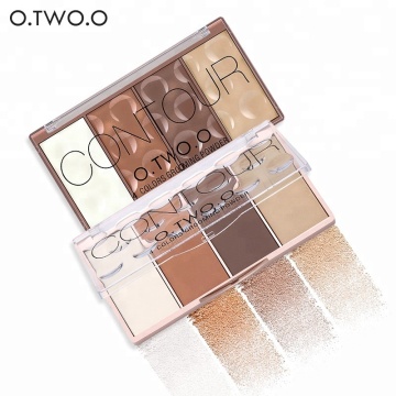O.TWO.O 4 Colors Natural Contour Powder Soft Matte Bronzer Palette