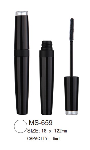 round cosmetic mascara packaging