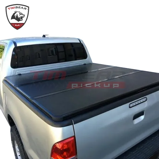 Timbear Pickup 4X4 Hard Folding Tri-Fold Truck Bed Cover for Toyota Hilux/Roco/Revo/Vigo 2008-2024