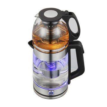 Clear Kettle Large Capacity Glass Electric Tea Set for Home and Kitchen - Perfect for Coffee and Afternoon Tea