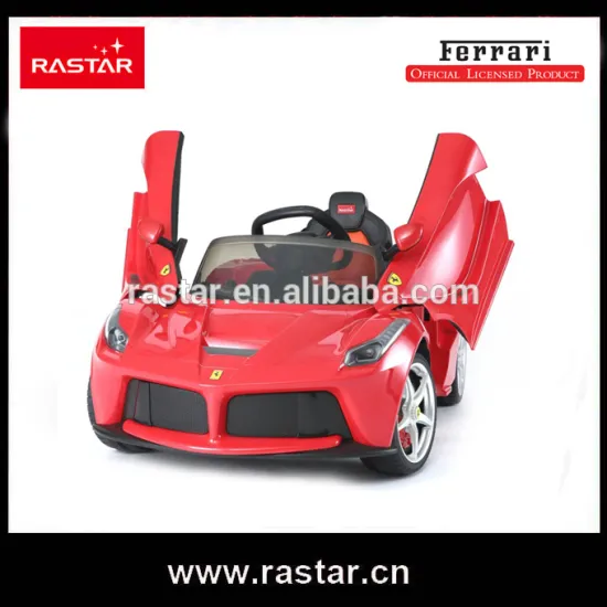 Rastar kids radio control toys free wheel opendoor ride on car