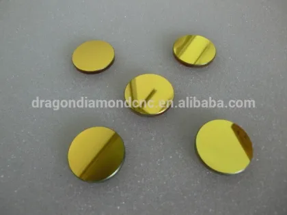 Si Co2 laser mirror high reflecting mirror 19mm golden laser mirror