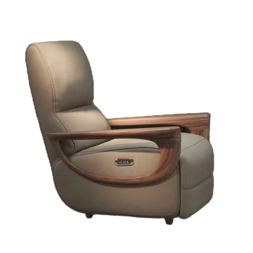 GN-001 populer kursi sofa yang dapat diperpanjang dengan sandaran kayu