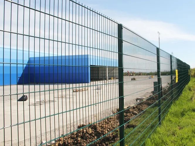 double wire panel fence