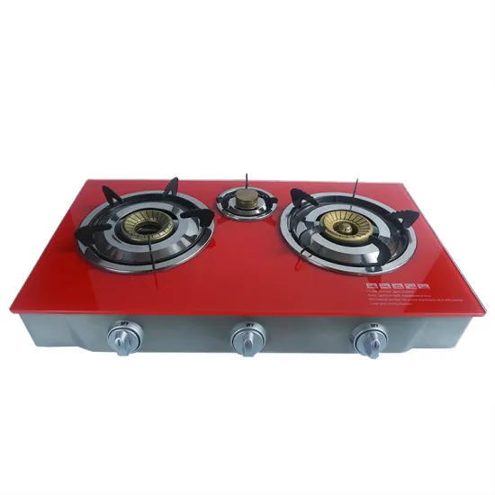 Wholesale Brass Cap China Rode Kookplaat 3 Burner Stove