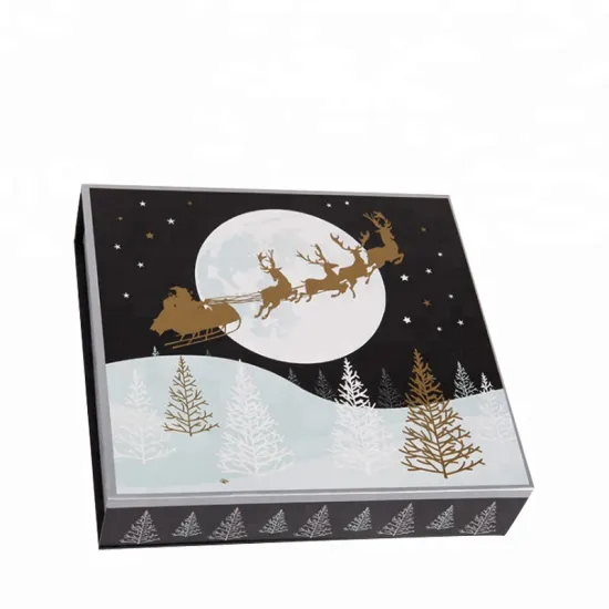 Luxury Design Gift Box Folding Magnet For Christmas