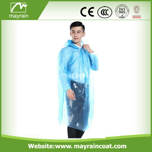 Quality Guaranteed PE Raincoat