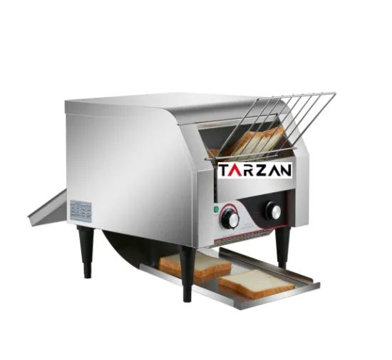 Commercial Electric Toast Bread Machine for Sandwiches - Stainless-Steel Built