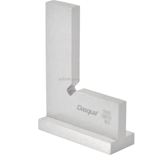 Dasqua Stainless Steel 90 Degree Try Square Measuring Tool