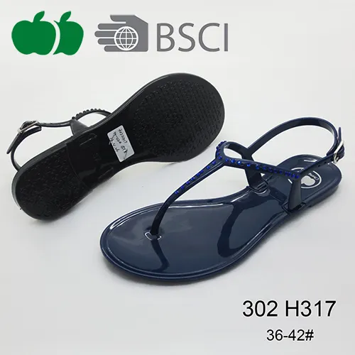 Ladies New Arrival Summer Fashion Durable Pvc Sandals
