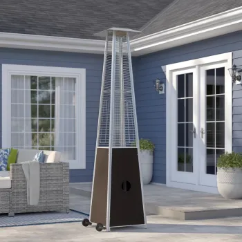 Stainless Steel Pyramid Propane Patio Heaters - Wholesale Outdoor Furniture