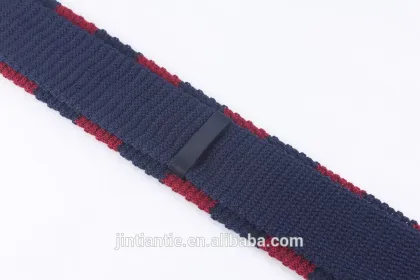 hot selling cheap fashion mens nylon knitted large tie for casual wear