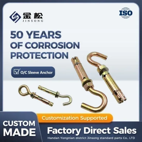 High-Tensile Stainless Steel Wedge Expansion Anchor Bolts for Concrete Foundations