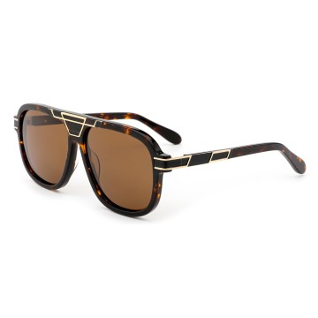 Long-lasting acetate sunglasses construction