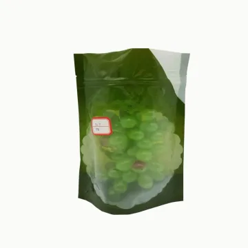 green vegetable/fruit seed laminated pouch with transparent window