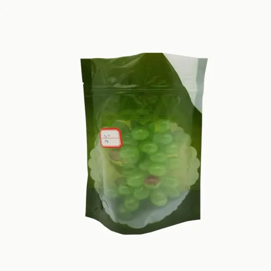green vegetable/fruit seed laminated pouch with transparent window