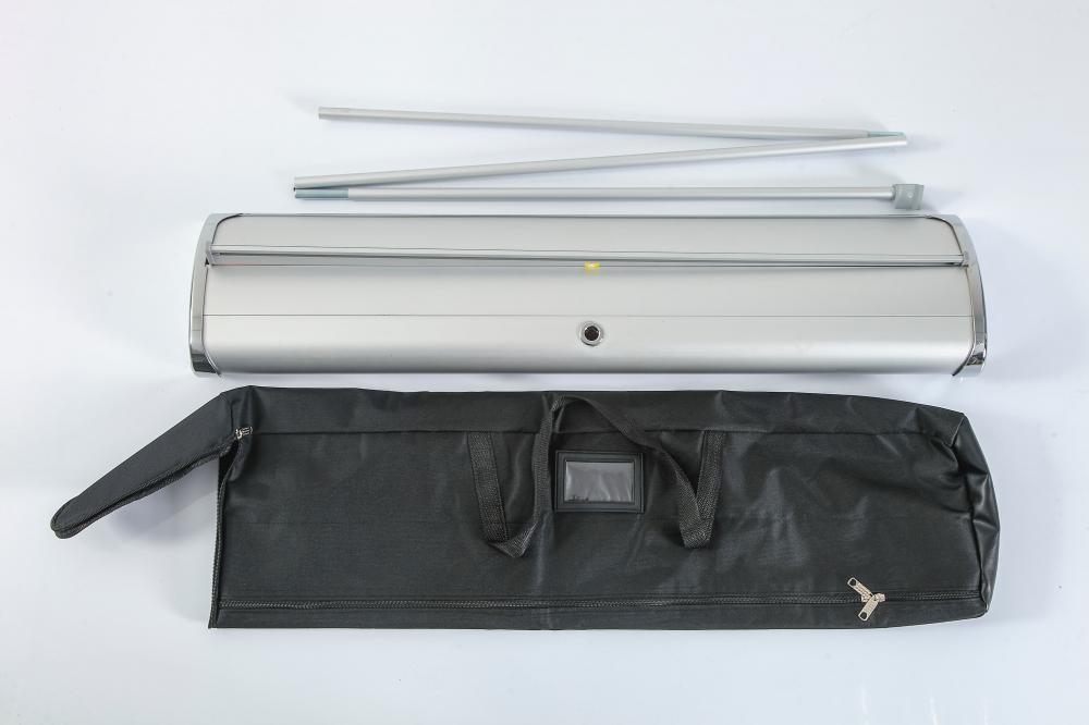 Roll up with front silver strip