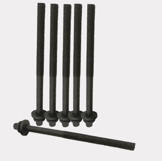 Engine Cylinder Head Bolt Kit - High-Strength Steel