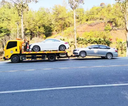 Isuzu Flatbed Tow Truck Road Wrecker Truck