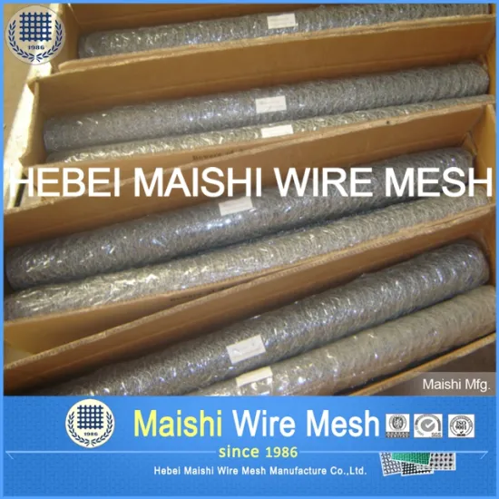 Malla 1-1/4" hexagonal galvanizada