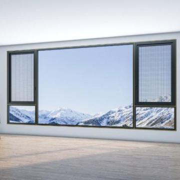 Energy Efficient Thermal Break Aluminum Casement Window - DTOP Aluminum Double Glaze