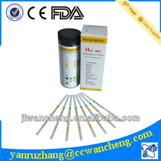 Medical diagnostic test kit, 12 parameters