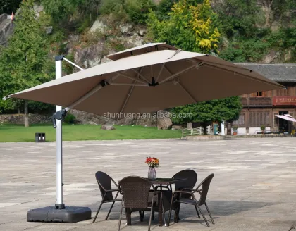 Hot Sale Promotional Outdoor Colorful Furniture Umbrellas