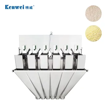 Six Heads Linear Weigher Automatic Multi-Function Packaging Machine for Salt and Sugar Granules