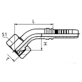 45 Degree Metric FeMale 24 Degree Cone Fittings