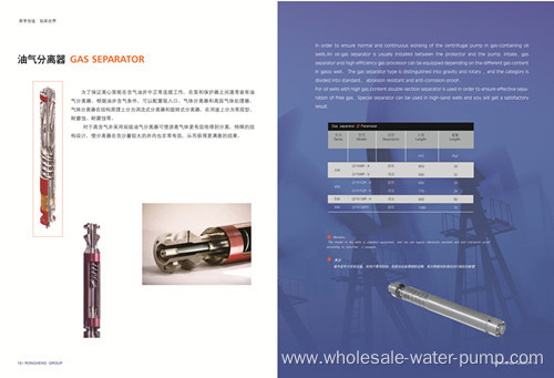 Submersible electric pump separator