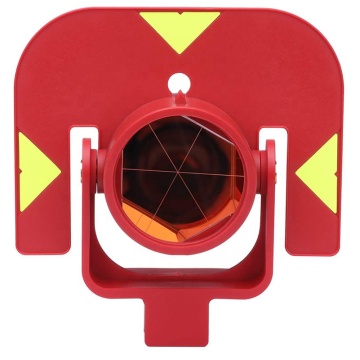 Reflective Prism Assembly Set for Total Station: GPR111 Red Single Basic Circular
