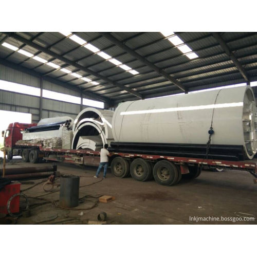 batch tyres/rubbers pyrolysis to oil equipment