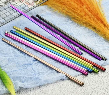 304 Stainless Steel High Quality Straw Multi-color Optional
