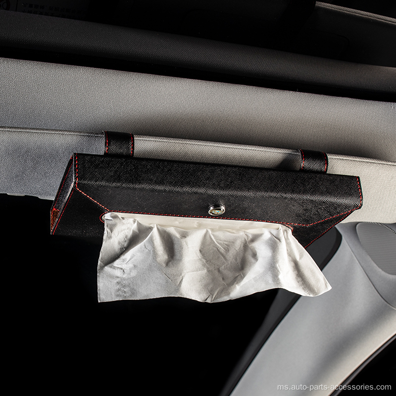 Pemegang tisu kereta kalis air Sun Visor Napkin Case