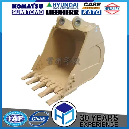 Excavator attachment of heavy excavator bucket