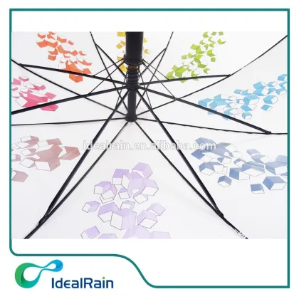 stick wooden advertising summer umbrella