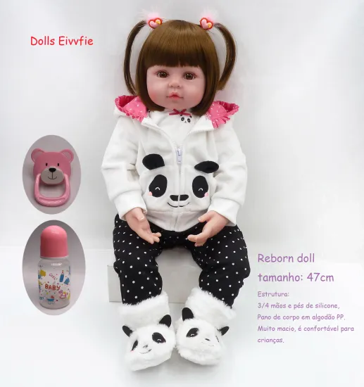48cm Newborn Girl Doll Soft Silicone Baby Rebirth Doll Wholesale Toy Children Christmas Holiday Gift LoL Toy