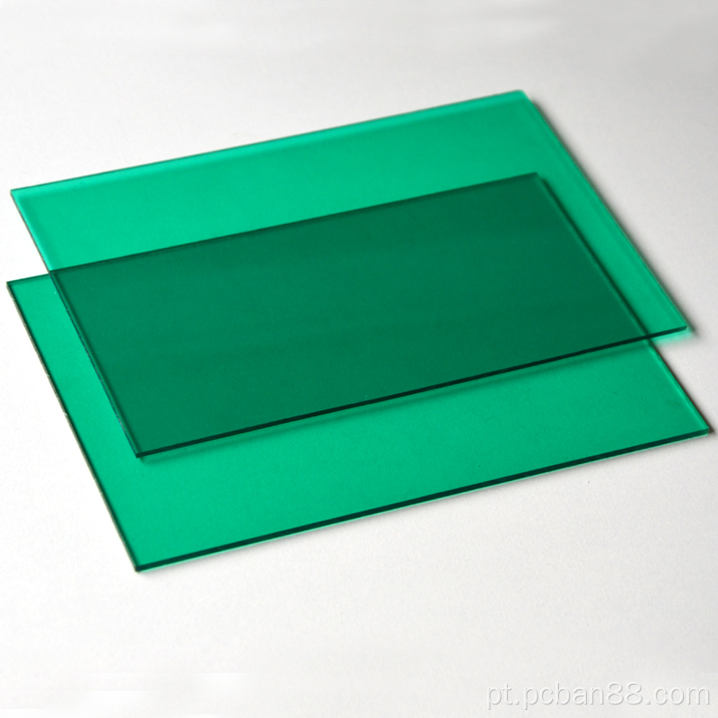 Placa de PC anti-estática verde de 5 mm