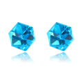 Water cube health magnet color diamond crystal earrings