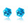 Pendientes de agua imán de salud color diamante cristal pendientes