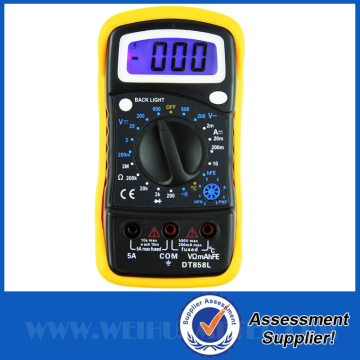 Dt858L, Small Multimeter with Backlight
