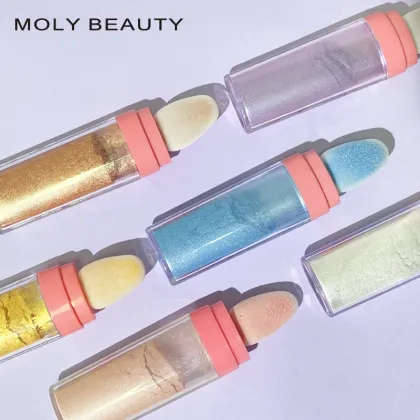 Fairy Highlighter Pat Powder No Logo Custom Facial Contouring Body Brightening Highlight Powder