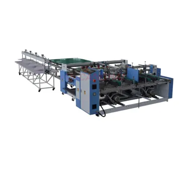 Carton Box Double Gluer Folding Gluing Machine